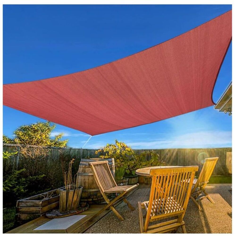 SunShade Sail 12'x16' rust red rectangle new in packaging